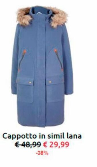 Bonprix Cappotto in simil lana offerta