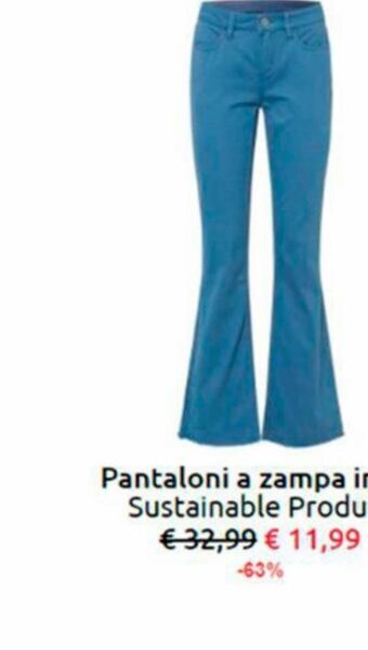 Bonprix Pantaloni a zampa offerta
