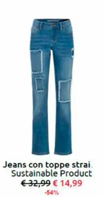 Bonprix Jeans con toppe offerta