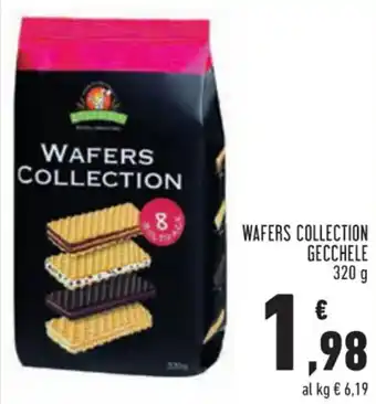 Conad Wafers Collection Gecchele 320 g offerta
