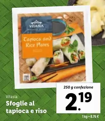 Vitasia Sfoglie al tapioca e riso 250 g