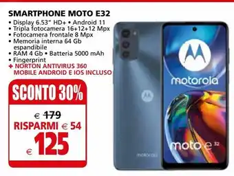 Smartphone moto e32