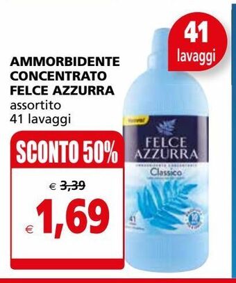 Il Gigante Ammorbidente concentrato felce azzurra offerta