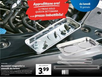 Lidl Parkside Accessori Magnetici o utensili da lavoro offerta