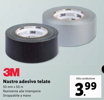 3M Nastro adesivo telato 50 mm x 50 m