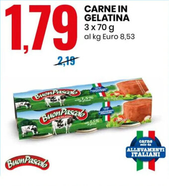 Buon Pascolo Carne in Gelatina 3 x 70 g
