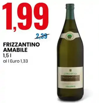 Eurospin Frizzantino Amabile 1,5 l offerta