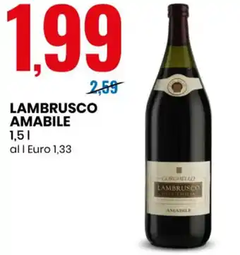 Eurospin Lambrusco Amabile 1,5 l offerta
