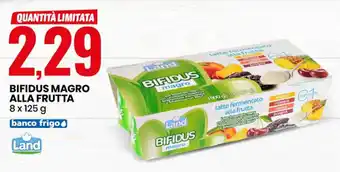 Eurospin Land Bifidus Magro Alla Frutt 8 x 125 g offerta