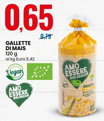 Eurospin Gallette di Mais 120 g offerta