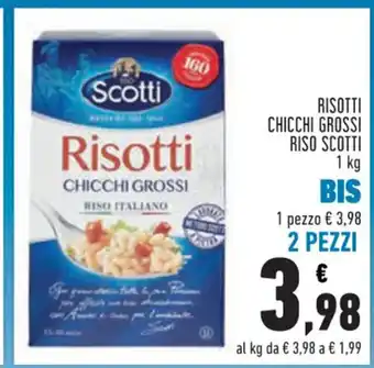 Conad Scotti Risotti Chicchi Grossi Riso Scotti 1 kg 1 pezzo offerta