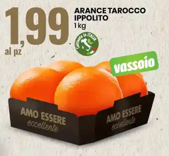 Eurospin Arance Tarocco Ippolito 1 kg offerta