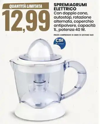Eurospin Spremiagrumi Elettrico offerta