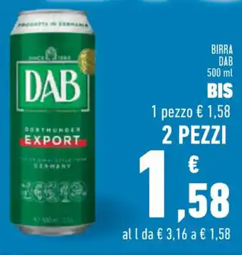 Conad Dab Birra 500 ml offerta