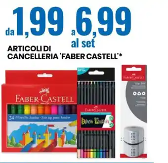 Eurospin Faber Castell Articoli di Cancelleria set offerta