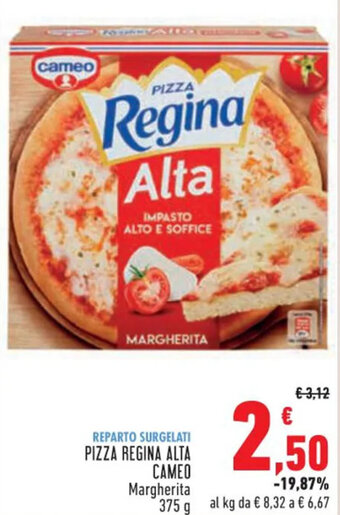 Conad Cameo Pizza Regina Alta Margherita 375 g offerta