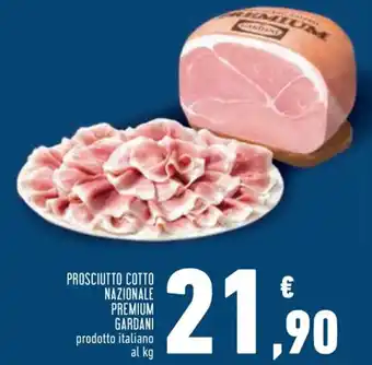 Conad Gardani Procsciutto Cotto Nazionale Premium prodotto italiano offerta