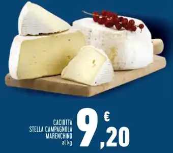 Conad Marenchio Caciotta Stella Campagnola offerta