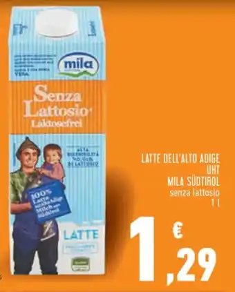 Conad Mila Südtirol Latte Dell'Alto Adige UHT senza lattosio 1 l offerta