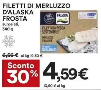 Coop Frosta Filetti di Merluzzo d'Alaska 340 g offerta