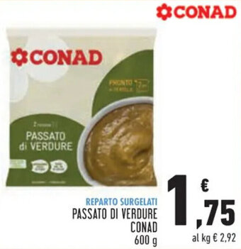 Conad Conad Passato di Verdure 600 g offerta