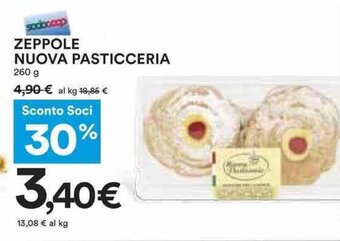 Coop Zeppole Nuova Pasticceria 260 g offerta