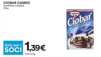 Coop Cameo Ciobar 125 g offerta