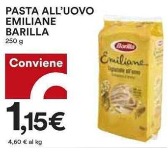 Coop Barilla Emiliane Pasta All'Uovo 250 g offerta