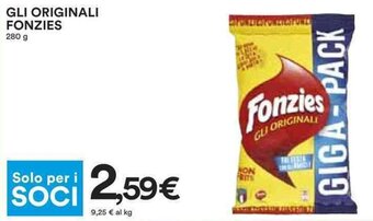Coop Fonzies Gli Originali 280 g offerta