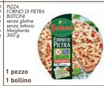 Conad Buitoni Pizza Forno Di Pietra senza glutine senza lattosio Margherita 360 g 1 pezzo 1 bollino offerta