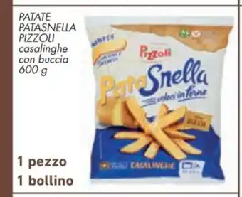 Conad Pizzoli Patasnella Patate casalinghe con buccia 600 g 1 pezzo 1 bollino offerta
