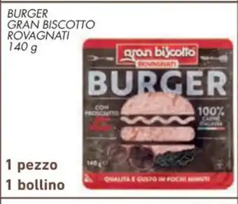 Conad Burger Gran Biscotto Rovagnati 140 g offerta