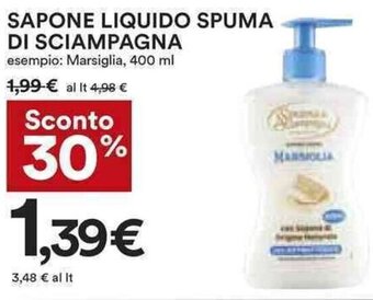 Coop Spuma di Sciampagna Sapone Liquido 400 ml offerta