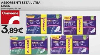 Coop Lines Assorbenti Seta Ultra offerta