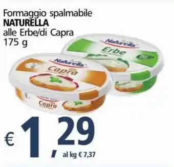 Alter Discount Naturella Formaggio spalmabile alle Erbe/di Capra 175 g offerta