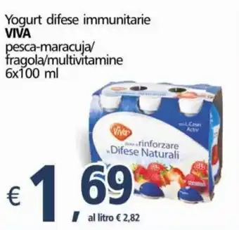 Alter Discount Viva Yogurt difese immunitarie 6x100 ml offerta