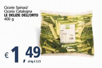 Alter Discount Le Delizie Dell'Orto Cicorie Spinaci/Cicoria Catalogna 400 g offerta