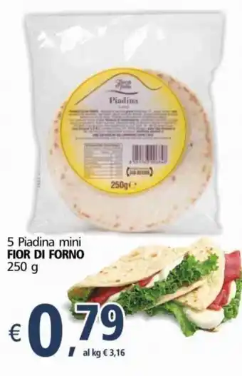 Alter Discount Fior di Forno 5 Piadina mini 250 g offerta