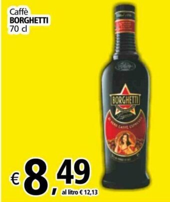 Alter Discount Borghetti Caffè 70 cl offerta