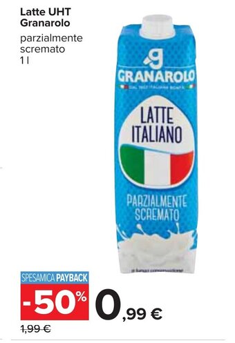 Carrefour Granarolo Latte UHT 1 l offerta