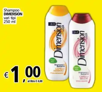 Alter Discount Dimension Shampoo vari tipi 250 ml offerta
