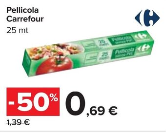 Carrefour Carrefour Pellicola 25 mt offerta