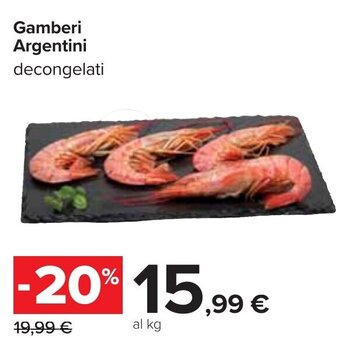 Carrefour Gamberi Argentini offerta