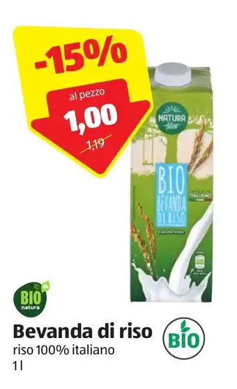 ALDI Bio natura Bevanda di riso 1 l offerta