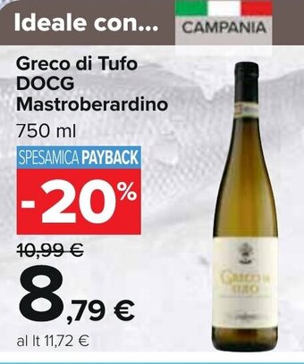 Carrefour Greco di Tufo DOCG Mastroberardino 750 ml offerta