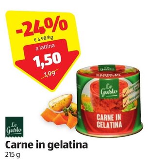 ALDI Le Gusto Carne in gelatina 215 g offerta