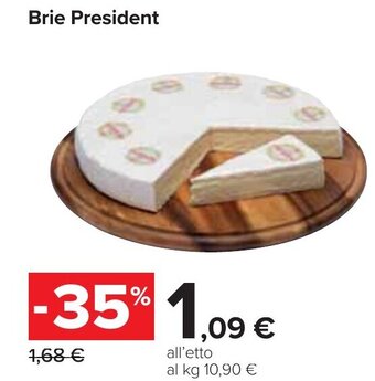 Carrefour Brie President offerta