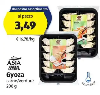 ALDI Asia Green Garden Gyoza 208 g offerta