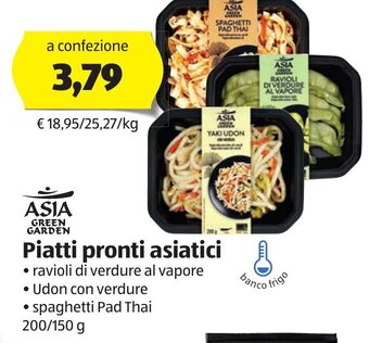 ALDI Asia Green Garden Piatti pronti asiatici 200/150 g offerta