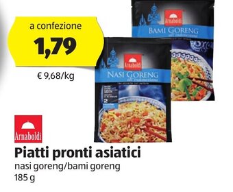 ALDI Arnaboldi Piatti pronti asiatici 185 g offerta